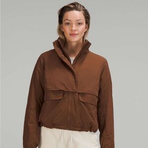 Lululemon Always Effortless Jacket size 4 roasted brown